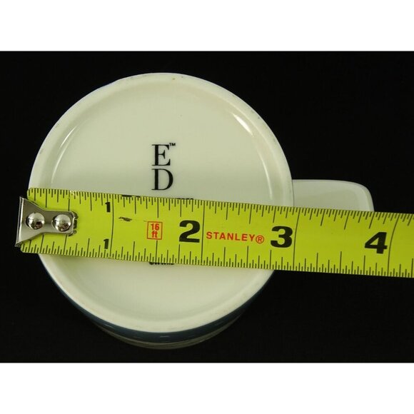 ED Ellen DeGeneres Royal Doulton “Laugh Always” Mug Blue White X Pattern 14oz - Picture 6 of 7